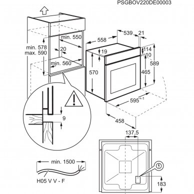 Electrolux EOF3H40BX 1